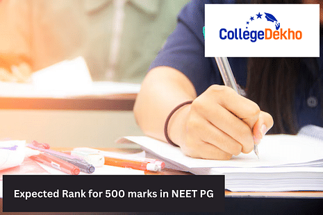 Expected Rank for 500 marks in NEET PG 2025