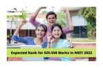 Expected Rank for 525-550 Marks in NEET 2022