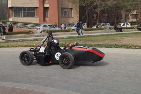 Students from Amity University Design Formula Racing Car