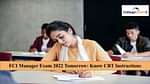 FCI Manager Exam 2022