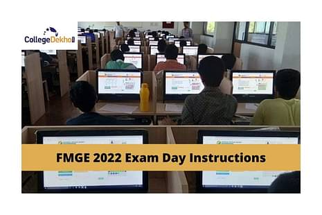 FMGE 2022 exam day instructions
