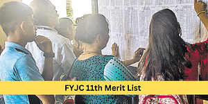 FYJC 11th Merit List 2024