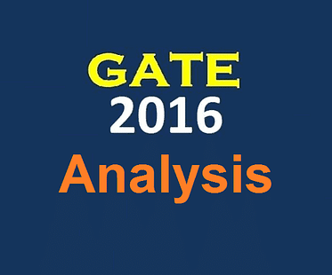 GATE 2016 Analysis