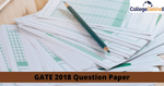 GATE 2018 question papers