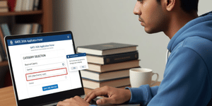 GATE 2026 Category Change Instructions