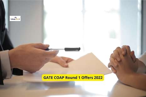 GATE COAP Round 1 Offers 2022 (May 20): Seat Acceptance Process, Allotment Result