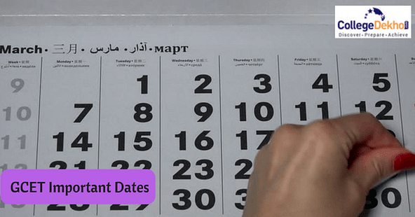 GCET Important Dates 2018: Exam on 8th & 9th May