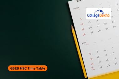 GSEB HSC Time Table 2026