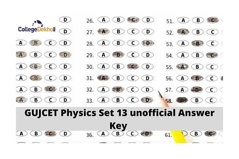 GUJCET-Physics-Set 13-unofficial-answer-key