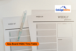 Goa Board HSSC Time Table 2025