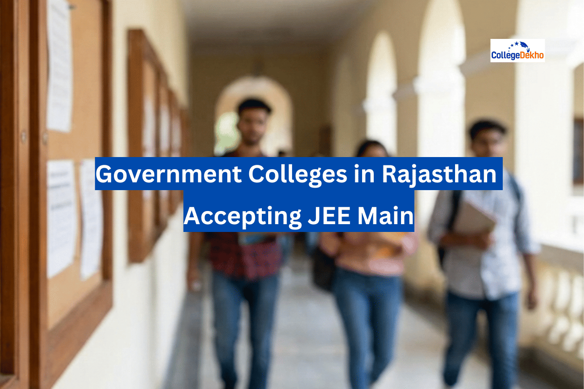 Government Colleges in Rajasthan Accepting JEE Main 2026