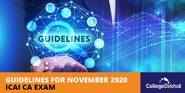 ICAI Guidelines CA November 2020 Exam