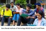 Guru Nanak Institute of Technology WBJEE Round 1 Cutoff Rank 2025