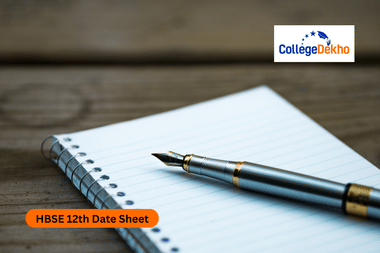 HBSE 12th Date Sheet 2026
