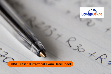 HBSE Class 10 Practical Exam Date Sheet 2025