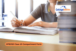 HPBOSE Class 10 Compartment Form 2025