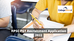 HPSC PGT Recruitment Application 2022