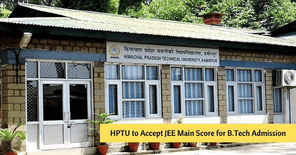 JEE Main Score for HPTU B.Tech Admission
