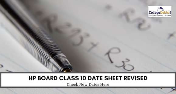 HP Board Class 10 term 2 Datesheet 2022