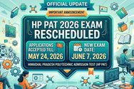HP Polytechnic Admission Test 2026 Postponed to June 7: Apply by May 24