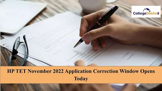 HP TET November 2022 Application Correction Window