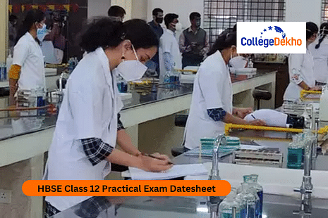 HBSE Class 12 Practical Exam Date Sheet 2025