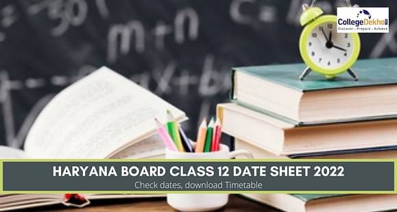 Haryana Board Class 12 Timetable 2022