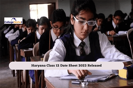 Haryana Class 12 Date Sheet 2023 Released
