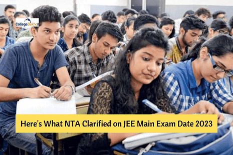 Here’s What NTA Clarified about JEE Main Exam Date 2023