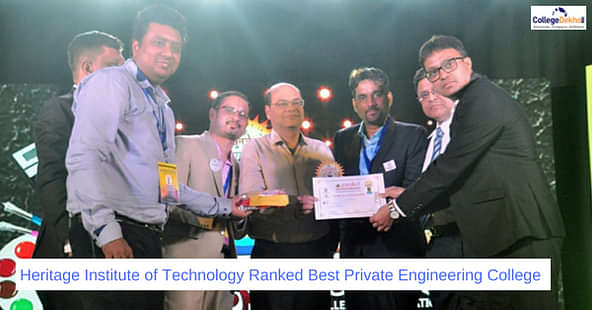Heritage Institute of Technology Ranked Best Private Engineering College in West Bengal
