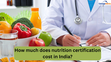 How much does nutrition certification cost in India?