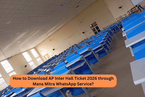 How to Download AP Inter Hall Ticket 2026 through Mana Mitra WhatsApp Service