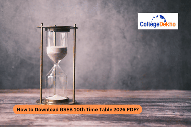 Download GSEB 10th Time Table 2026
