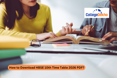 How to Download HBSE 10th Time Table 2026 PDF?