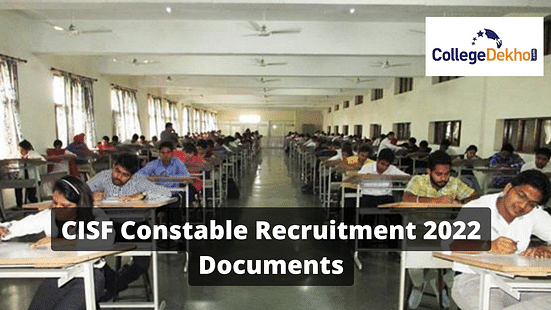 CISF Constable Recruitment Application 2022