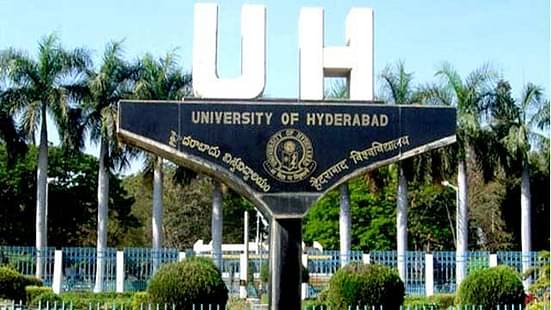 Admission Notice –  University of Hyderabad Announces Admission for PG Admissions 2016