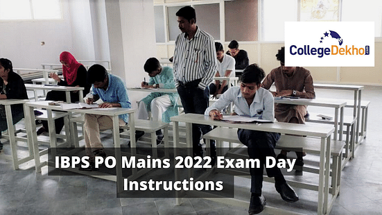 IBPS PO Mains 2022 Exam Day Instructions