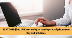 IBSAT 2020 (Dec 27) Exam and Question Paper Analysis (Out), Answer Key and Solutions
