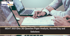 IBSAT 2021 (Dec 26) Question Paper Analysis, Answer Key and Solutions