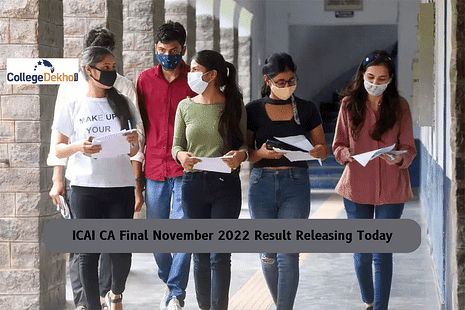 ICAI CA Final November 2022 Result and Merit List Releasing Today