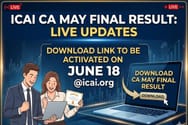 ICAI CA May Final Result 2026 (OUT) LIVE Updates: Toppers List, Pass Percentage & Direct Link