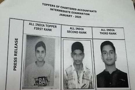 ICAI CA Toppers List January 2025 OUT