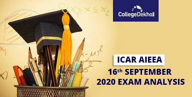 ICAR AIEEA (UG) 16th Sept 2020 Exam & Question Paper Analysis – Answer Key, Solutions