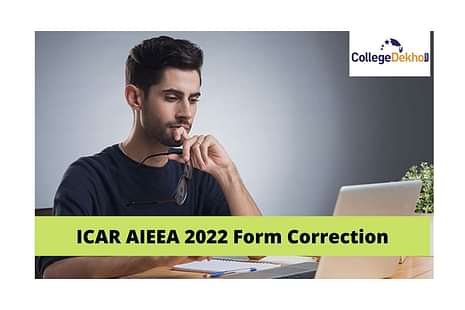 ICAR AIEEA 2022 Form Correction