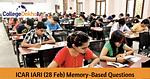 ICAR IARI 28th Feb 2022 Memory-Based Question Paper - Download PDF Here