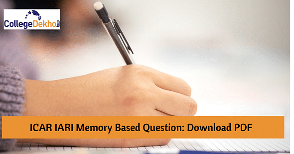 ICAR IARI Memory Based Question: