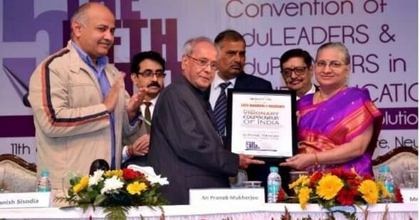 ICFAI Founder NJ Yasaswy Conferred Visionary eduPRENEUR Award