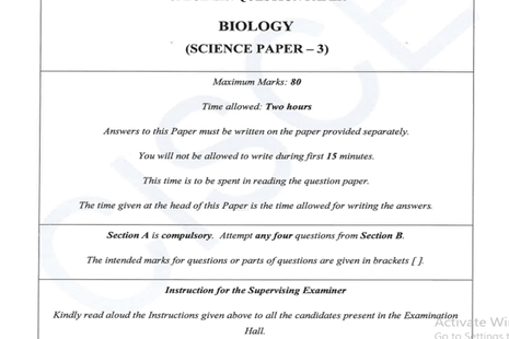 ICSE Biology Exam 2026 LIVE