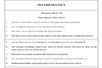 ICSE Maths Answer Key 2026 OUT