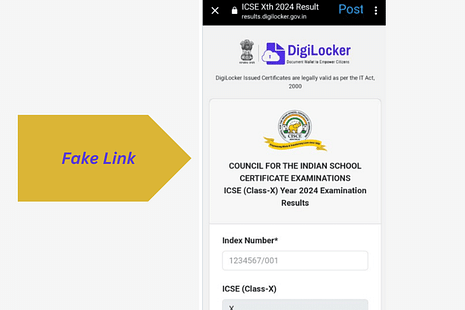 ICSE Result 2024 Fake Link Circulating on Social Media